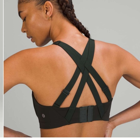 guc lululemon athletica Energy Bra - High Support Rainforest Green 34c - Picture 3 of 8